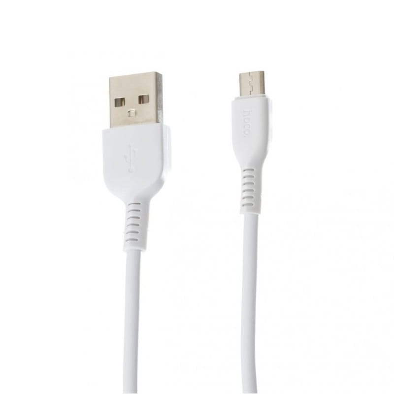 Кабель USB Hoco X20 Micro белый 1м
