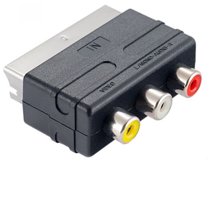 Переходник SCART - 3гн.RCA Perfeo (A-7007)
