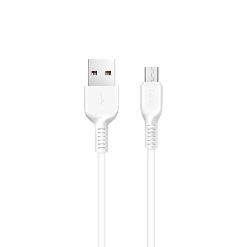 Кабель USB Hoco X20 Micro белый 3м