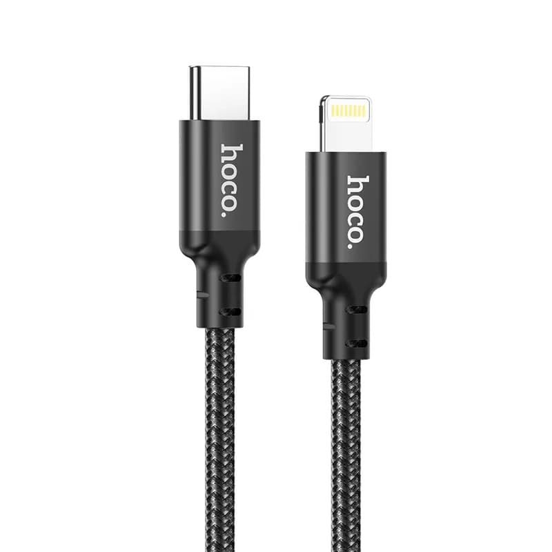 Кабель USB-C Hoco X14 Apple PD черный 1м