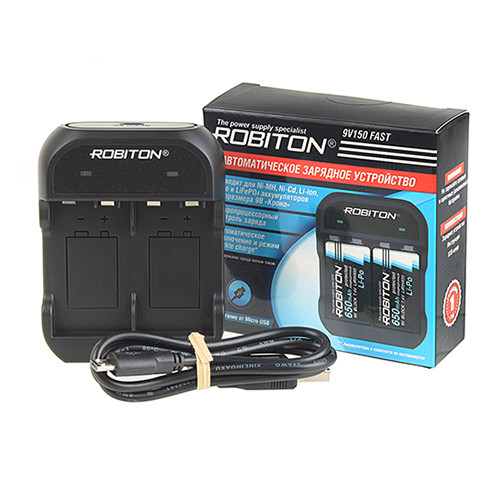 З/У Mh Robiton 9V150 FAST(2*Крона) 17292