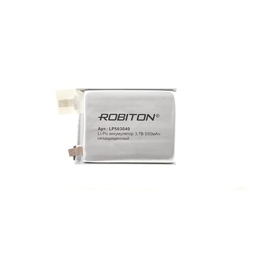 АКБ LP 503040 UN без защ. 550мАч Robiton 15756