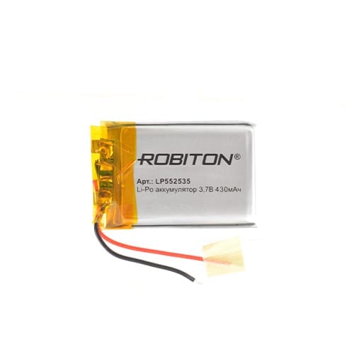 АКБ LP 552535 430мАч Robiton 15743